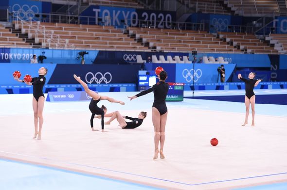 Tokio-2020: Bədii gimnastika üzrə qrup hərəkətləri komandamız finala vəsiqə qazana bilmədi - FOTO